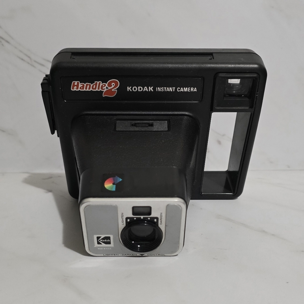 Vintage Kodak The Handle 2 Kodamatic Instant Camera - Untested - For Parts/As Is